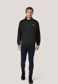 Herren Sweatshirt mit Troyerkragen