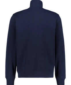 Herren Sweatshirt mit Troyerkragen