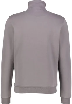 Herren Sweatshirt mit Troyer-Kragen