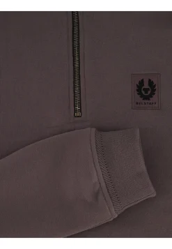 Herren Sweatshirt mit Troyer-Kragen