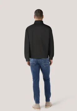 Herren Sweatshirt mit Troyerkragen DURTY244 Relaxed Fit