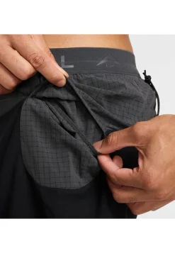 Herren Trailrunning-Shorts mit Innenslip DF ADV TRAIL SECOND SUNRISE 5IN BF SHORT