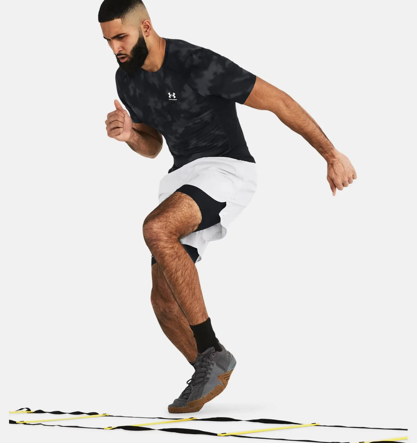 Herren Trainingsshirt UA HEATGEAR ARMOUR PRINTED