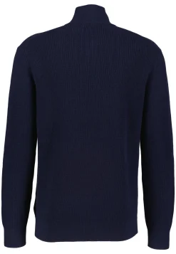 Herren Troyer aus Baumwolle und Merinowolle COTTON MERINO RIBBED HALF ZIP