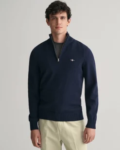 Herren Troyer CASUAL COTTON HALF ZIP