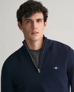 Herren Troyer CASUAL COTTON HALF ZIP