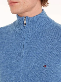 Herren Troyer mit Wolle LAMBSWOOL ZIP MOCK