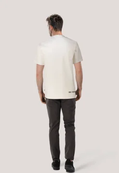 Herren T-Shirt aus Baumwolljersey mit Stretch Slim Fit