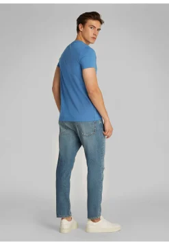 Herren T-Shirt aus Stretch-Jersey Slim Fit