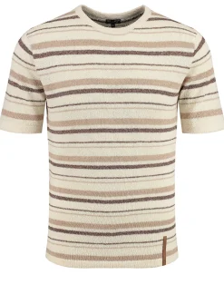 Herren T-Shirt BARRIO in Strickoptik