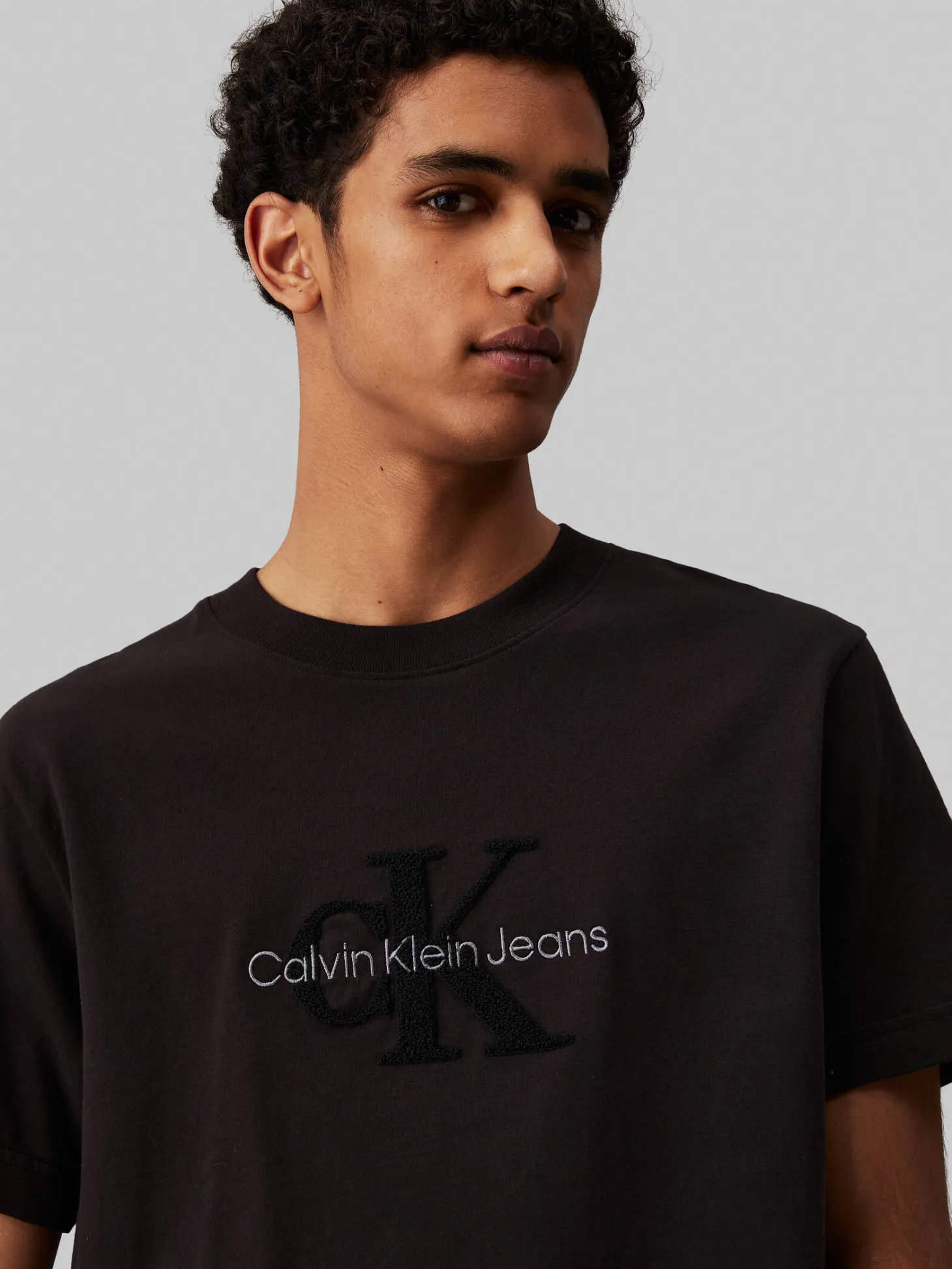 Herren T-Shirt CHENILLE MONOLOGO TEE