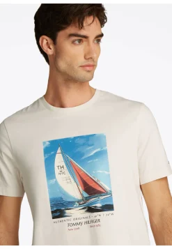 Herren T-Shirt COLOR PHOTO PRINT TEE Regular Fit