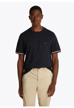 Herren T-Shirt GLOBAL STRIPE CUFF TEE