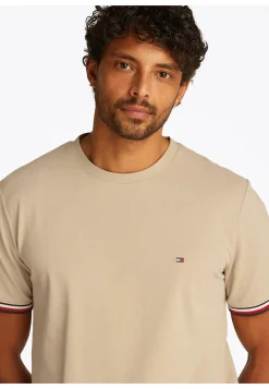 Herren T-Shirt GLOBAL STRIPE CUFF TEE