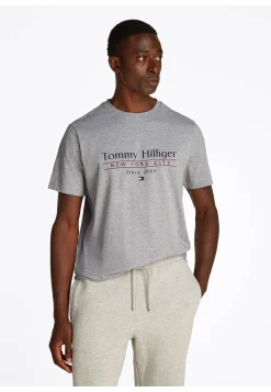 Herren T-Shirt HILFIGER CENTER STACK TEE Regular Fit