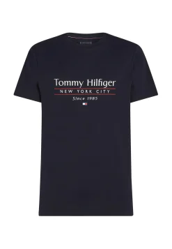 Herren T-Shirt HILFIGER CENTER STACK TEE Regular Fit