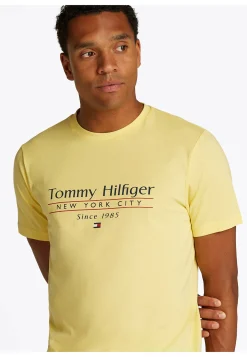 Herren T-Shirt HILFIGER CENTER STACK TEE Regular Fit