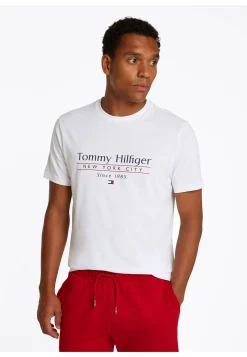 Herren T-Shirt HILFIGER CENTER STACK TEE Regular Fit