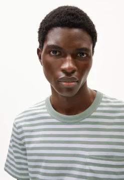 Herren T-Shirt MAARKOS POCKET STRIPES