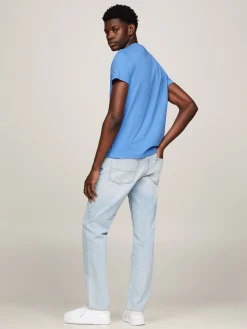 Herren T-Shirt STRIPE CHEST Slim Fit Kurzarm