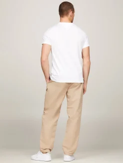 Herren T-Shirt STRIPE CHEST Slim Fit Kurzarm