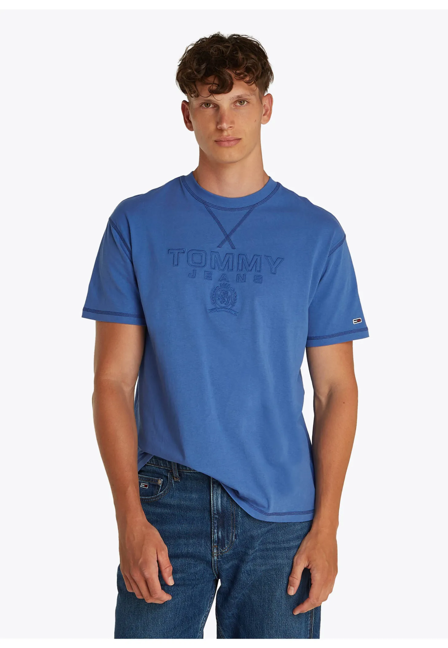 Herren T-Shirt TJM RLX TONAL CREST TEE