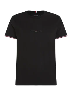 Herren T-Shirt TOMMY LOGO TIPPED TEE Slim Fit
