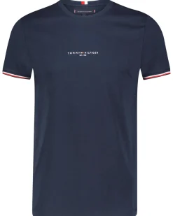 Herren T-Shirt TOMMY LOGO TIPPED TEE Slim Fit