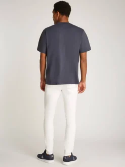 Herren T-Shirt WOVEN LABEL Relaxed Fit