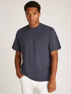 Herren T-Shirt WOVEN LABEL Relaxed Fit