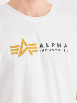 Herren T-Shirts Alpha Label T Puff Print