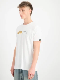 Herren T-Shirts Alpha Label T Puff Print