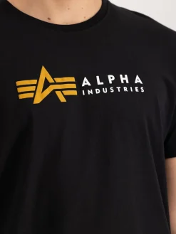 Herren T-Shirts Alpha Label T Puff Print