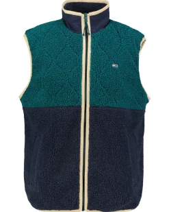 Herren Weste aus Teddy-Fleece