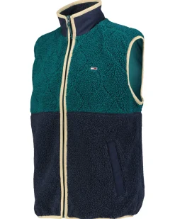 Herren Weste aus Teddy-Fleece