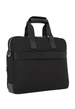 Laptoptasche mit Metall-Logo