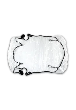 Regenschutz für Kinder-Fahrradanhänger DOUBLE CMPT