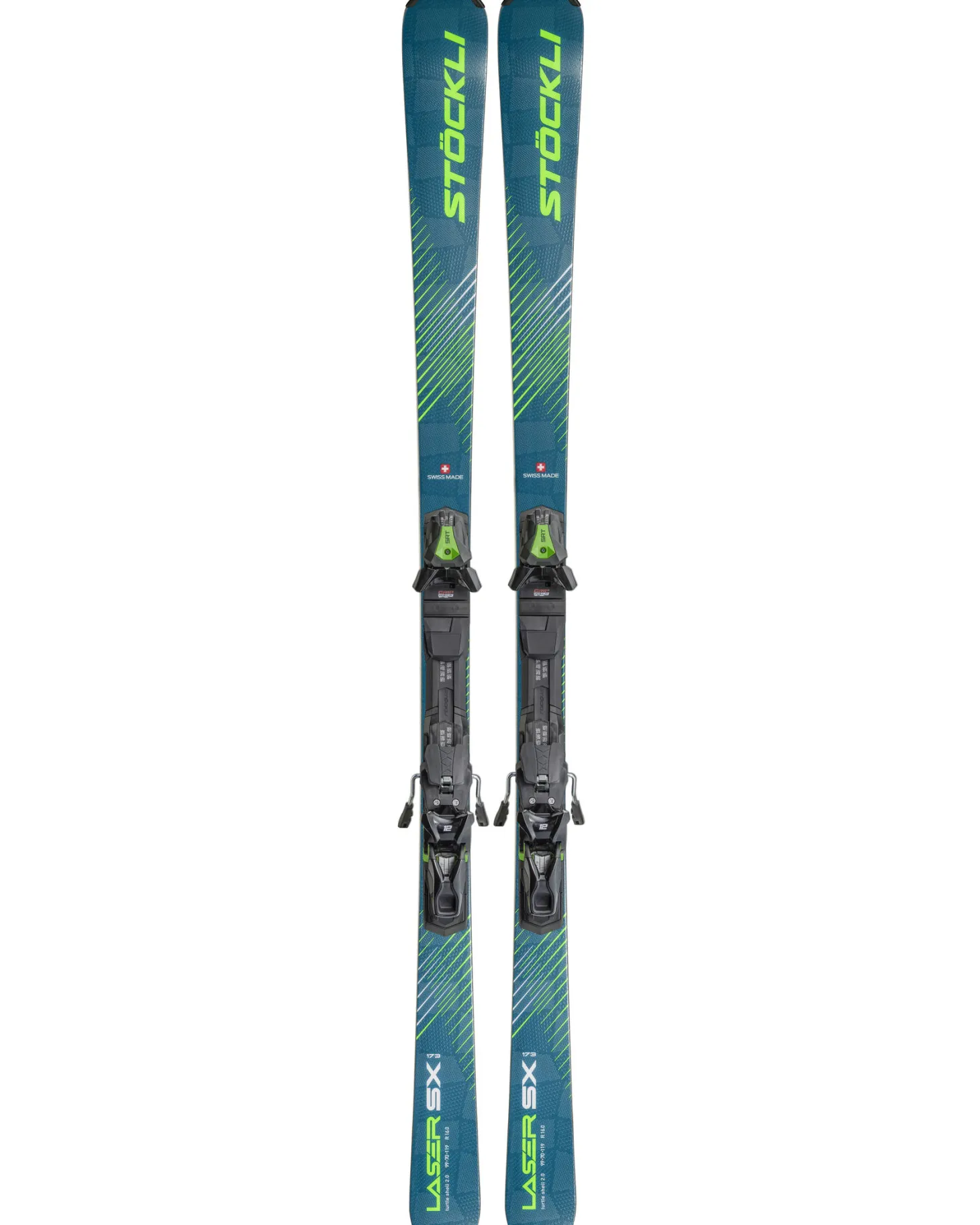 Skier LASER SX inkl. SRT12 Bindung und D20 Speed Platte
