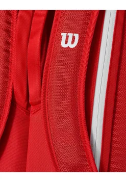 Tennisschlägertasche SUPER TOUR WILSON RED 9PK