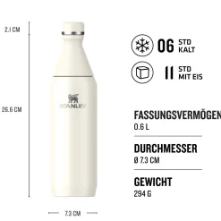 Trinkflasche ALL DAY SLIM BOTTLE 0,6 L